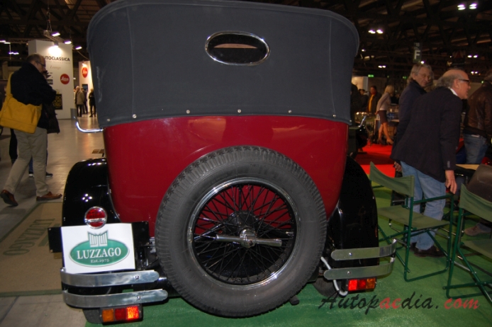 Alfa Romeo 6C 1750 1929-1933 (1929 De Luxe Torpedo 4d), rear view