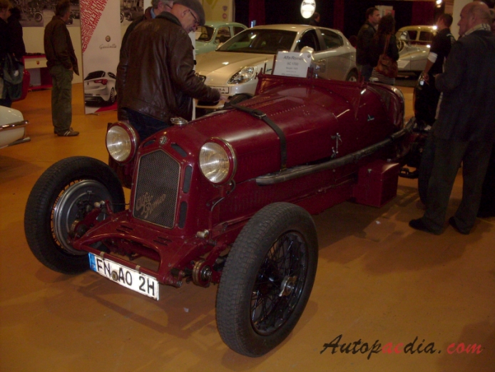 Alfa Romeo 6C 1750 1929-1933 (1929 roadster 2d), lewy przód