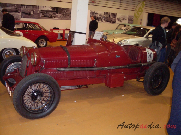 Alfa Romeo 6C 1750 1929-1933 (1929 roadster 2d), left side view