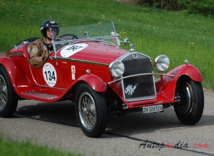 Alfa Romeo 6C 1750 1929-1933 (1931 Gran Sport Zagato roadster 2d), prawy przód
