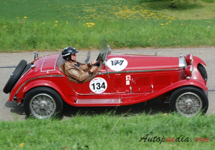 Alfa Romeo 6C 1750 1929-1933 (1931 Gran Sport Zagato roadster 2d), prawy bok