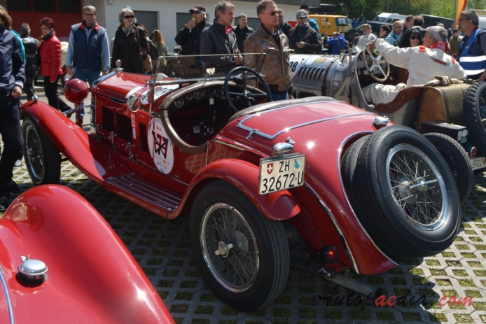 Alfa Romeo 6C 1750 1929-1933 (1931 Gran Sport Zagato roadster 2d),  left rear view