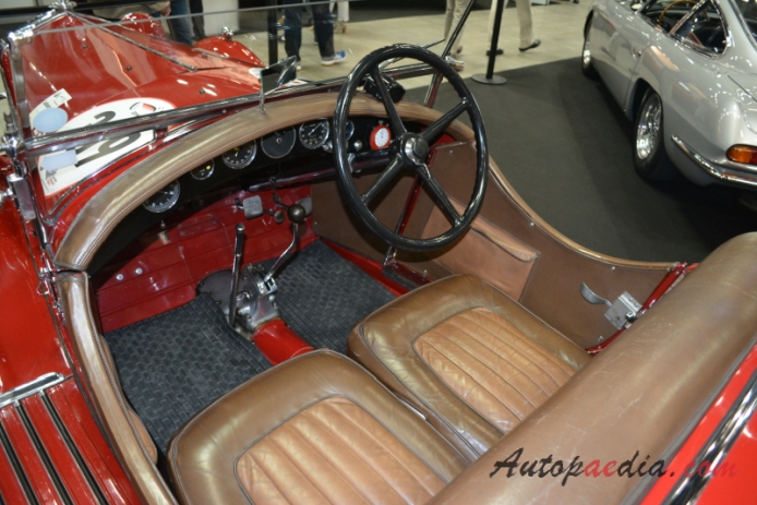 Alfa Romeo 6C 1750 1929-1933 (1931 Gran Sport Zagato roadster 2d), wnętrze