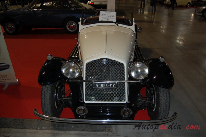 Alfa Romeo 6C 1750 1929-1933 (Gran Sport Quattroroute Zagato convertible 2d), przód