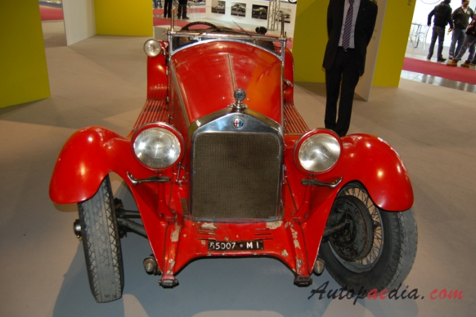 Alfa Romeo 6C 1750 1929-1933 (Gran Sport Zagato roadster 2d), przód