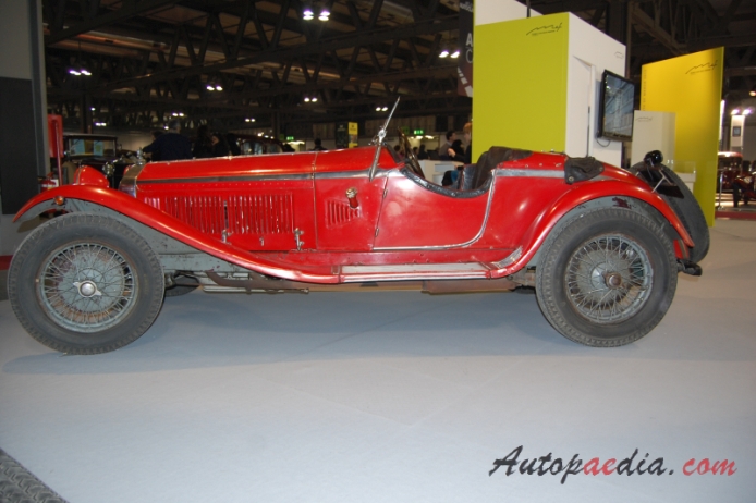 Alfa Romeo 6C 1750 1929-1933 (Gran Sport Zagato roadster 2d), lewy bok