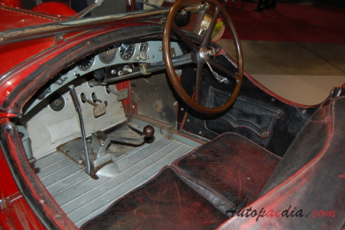 Alfa Romeo 6C 1750 1929-1933 (Gran Sport Zagato roadster 2d), wnętrze