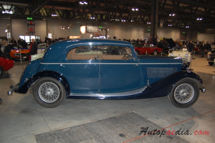 Alfa Romeo 6C 2300 1934-1939 (1934 Turismo berlina 4d), right side view