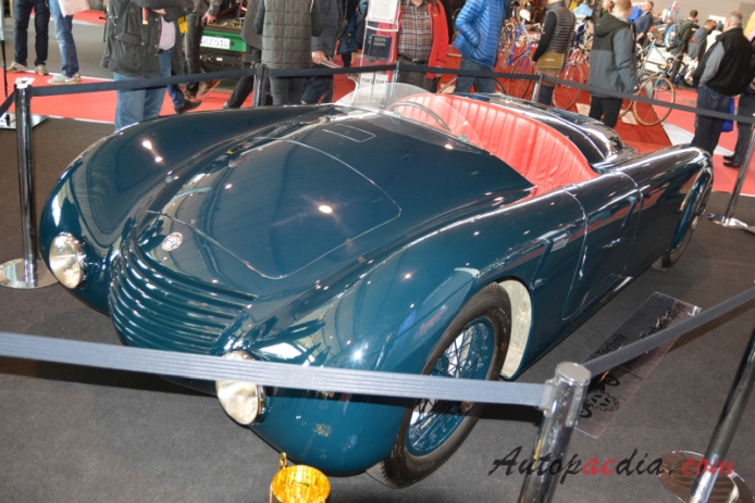 Alfa Romeo 6C 2300 1934-1939 (1937 Jankovits Aerodinamica prototyp Spider 2d), lewy przód