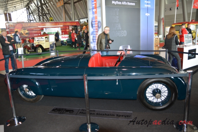Alfa Romeo 6C 2300 1934-1939 (1937 Jankovits Aerodinamica prototyp Spider 2d), prawy bok