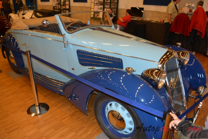Alfa Romeo 6C 2300 1934-1939 (1938 Worblaufen cabriolet 2d), prawy przód
