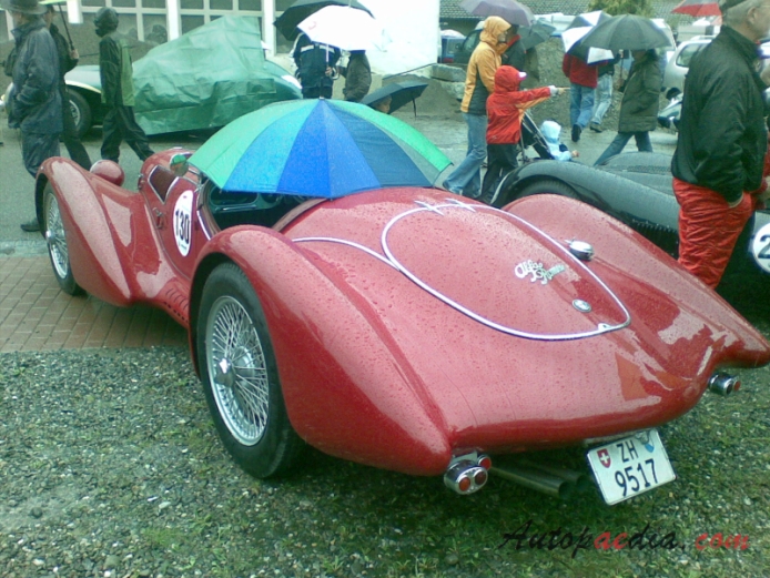 Alfa Romeo 6C 2500 1938-1952 (1939 2500 Super Sport Corsa), lewy tył