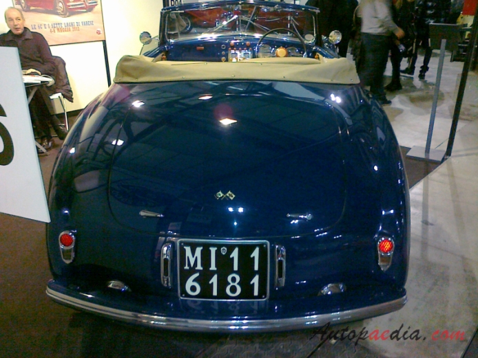 Alfa Romeo 6C 2500 1938-1952 (1947 SS Pininfarina cabriolet 2d), rear view