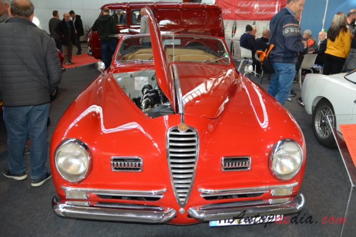 Alfa Romeo 6C 2500 1938-1952 (1948 SS Pinin Farina cabriolet 2d), front view