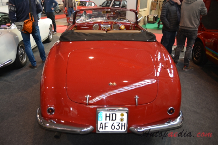 Alfa Romeo 6C 2500 1938-1952 (1948 SS Pinin Farina cabriolet 2d), rear view