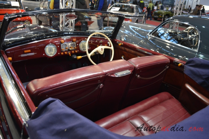 Alfa Romeo 6C 2500 1938-1952 (1949 Sport Pinin Farina cabriolet 2d), interior
