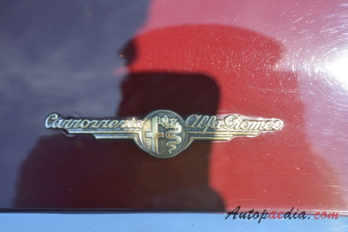 Alfa Romeo 6C 2500 1938-1952 (1950-1953 Gran Turismo Berlinetta 2d), emblemat tył 