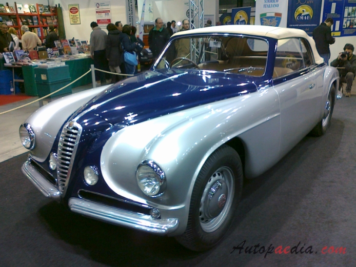 Alfa Romeo 6C 2500 1938-1952 (1951 Villa d'Este cabriolet 2d), lewy przód