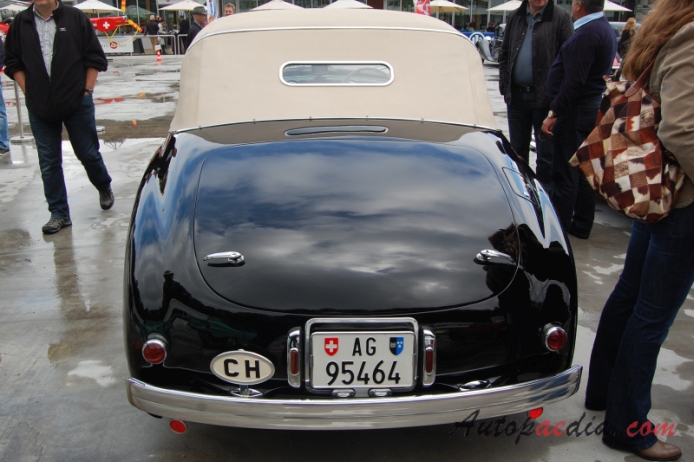 Alfa Romeo 6C 2500 1938-1952 (cabriolet 2d), rear view