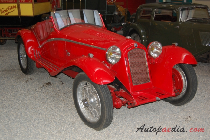 Alfa Romeo 8C 1931-1941 (1933 8C 2.6 roadster 2d), prawy przód