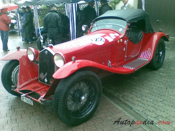 Alfa Romeo 8C 1931-1941 (1934 2300), lewy przód