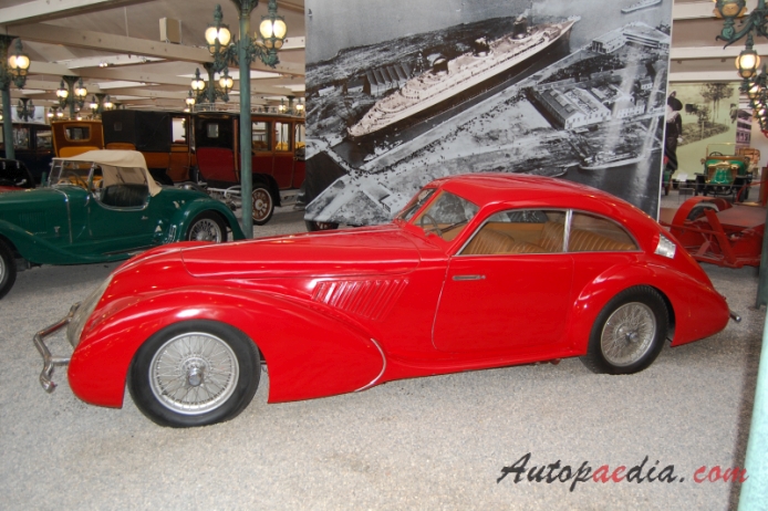 Alfa Romeo 8C 1931-1941 (1936 8C 2.9A saloon 2d), left side view
