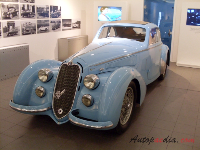 Alfa Romeo 8C 1931-1941 (1938 2900 B Lungo), lewy przód