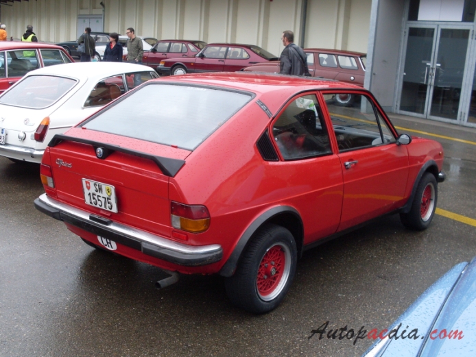 Alfa Romeo Alfasud 2nd series 1977-1979 (saloon 2d), right rear view