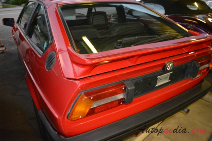 Alfa Romeo Sprint 1983-1989 (1989 1.7 Sprint hatchback 2d), rear view