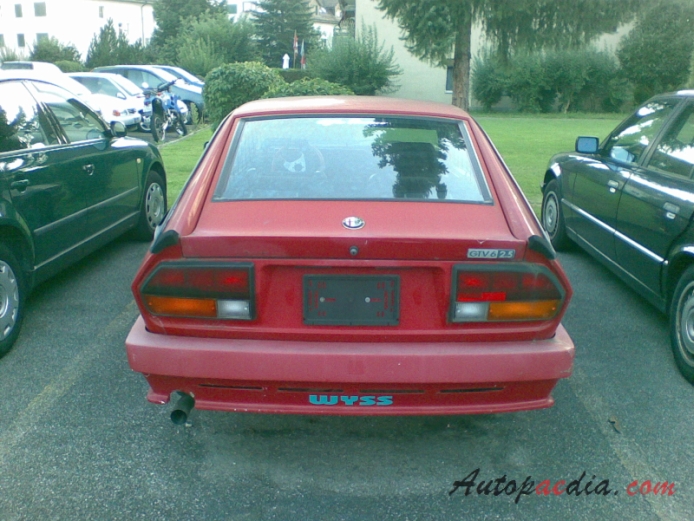 Alfa Romeo Alfetta GT (GTV) 1974-1987 (1980-1987 GTV6 25L), rear view