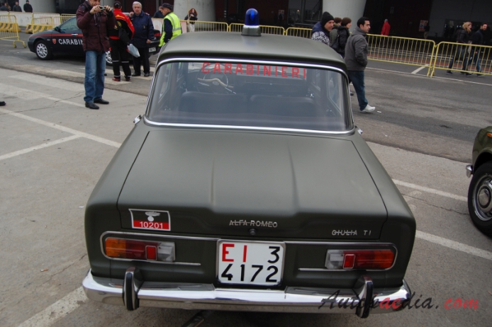 Alfa Romeo Giulia 1962-1978 (1962-1964 Ti), prawy bok