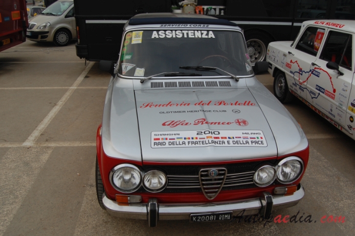 Alfa Romeo Giulia 1962-1978 (1965-1972 Giulia Super Colli Giardiniera 5d), front view