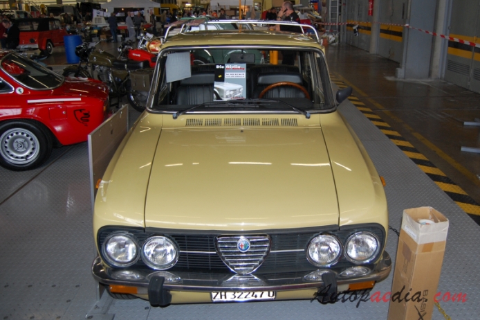 Alfa Romeo Giulia 1962-1978 (1974-1978 Nuova Super 1300), przód