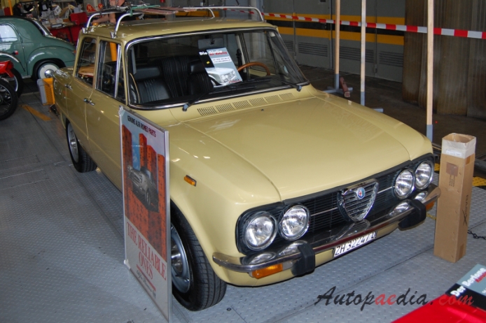 Alfa Romeo Giulia 1962-1978 (1974-1978 Nuova Super 1300), prawy przód