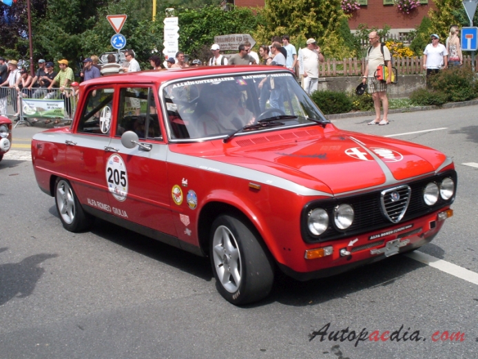 Alfa Romeo Giulia 1962-1978 (1976), prawy przód