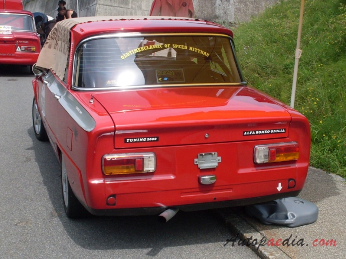 Alfa Romeo Giulia 1962-1978 (1976), tył