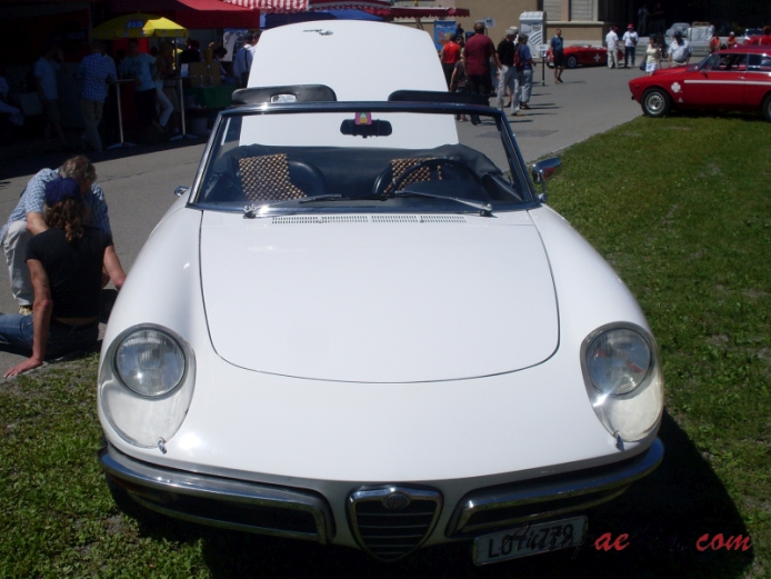 Alfa Romeo Gulia Spider Series 1 (Duetto) 1966-1969, front view