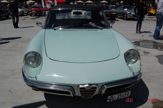 Alfa Romeo Gulia Spider Series 1 (Duetto) 1966-1969 (1967-1969 1750 Veloce), przód