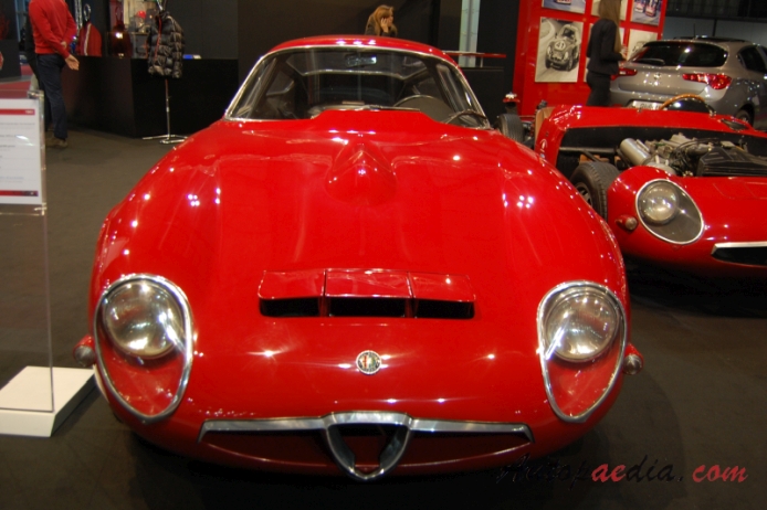 Alfa Romeo Giulia TZ 1963-1967 (1963 Zagato Coupé 2d), front view