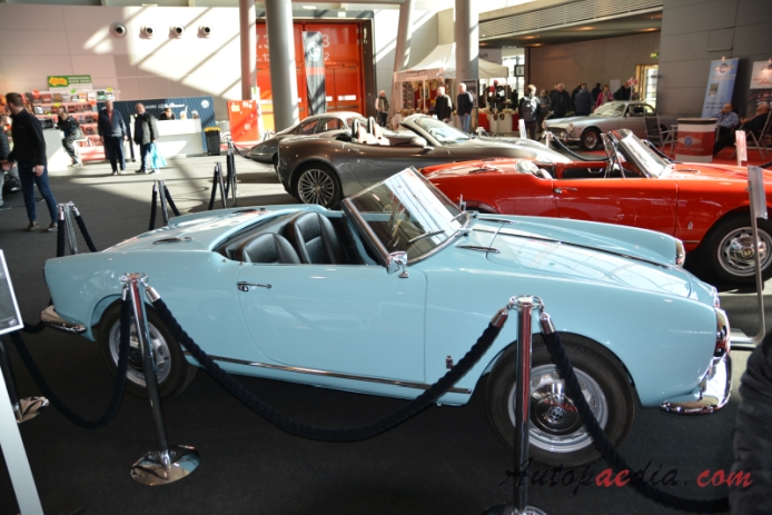 Alfa Romeo Giulietta Spider 1955-1964 (1956 Alfa Romeo Giulietta Spider 750 D roadster 2d), prawy bok