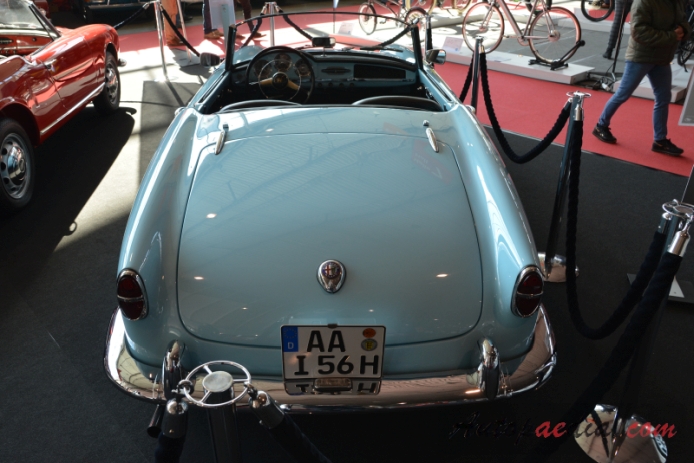 Alfa Romeo Giulietta Spider 1955-1964 (1956 Alfa Romeo Giulietta Spider 750 D roadster 2d), rear view