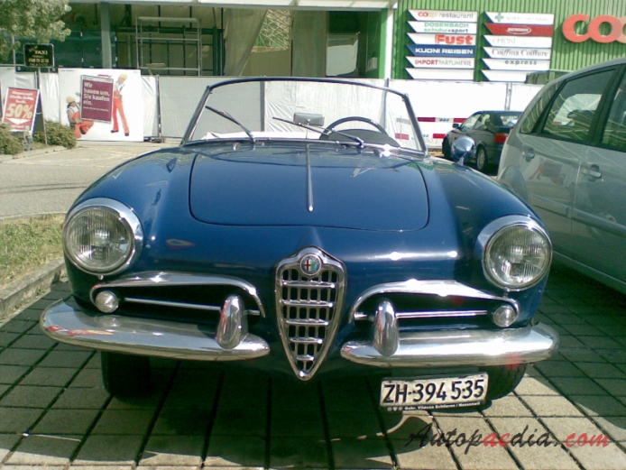 Alfa Romeo Giulietta Spider 1955-1964 (1959-1962 3. series), przód