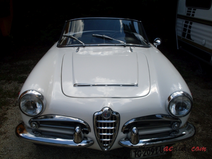 Alfa Romeo Giulietta Spider 1955-1964 (1962-1964 Giulia 1600), przód