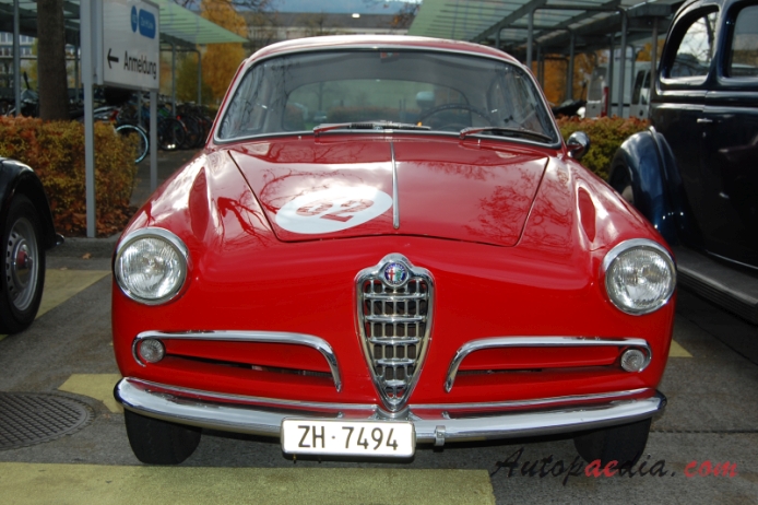 Alfa Romeo Giulietta Sprint 1954-1966 (1954-1959 series 1), front view