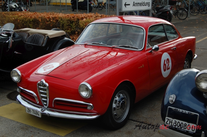 Alfa Romeo Giulietta Sprint 1954-1966 (1954-1959 series 1), right front view
