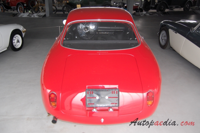 Alfa Romeo Giulietta Sprint 1954-1966 (1959-1962 SZ Sprint Zagato Coda Tonda), rear view