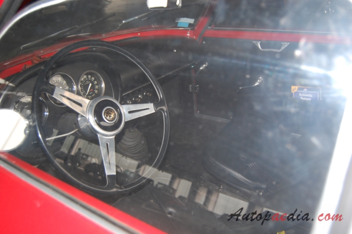 Alfa Romeo Giulietta Sprint 1954-1966 (1959-1962 SZ Sprint Zagato Coda Tonda), wnętrze