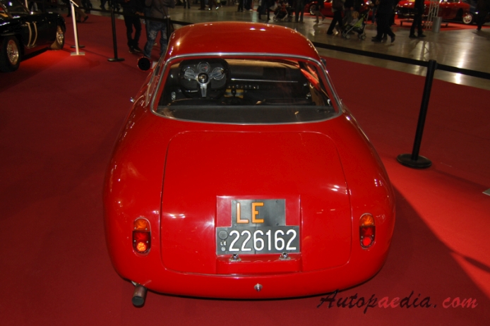 Alfa Romeo Giulietta Sprint 1954-1966 (1959-1962 SZ Sprint Zagato Coda Tonda), rear view