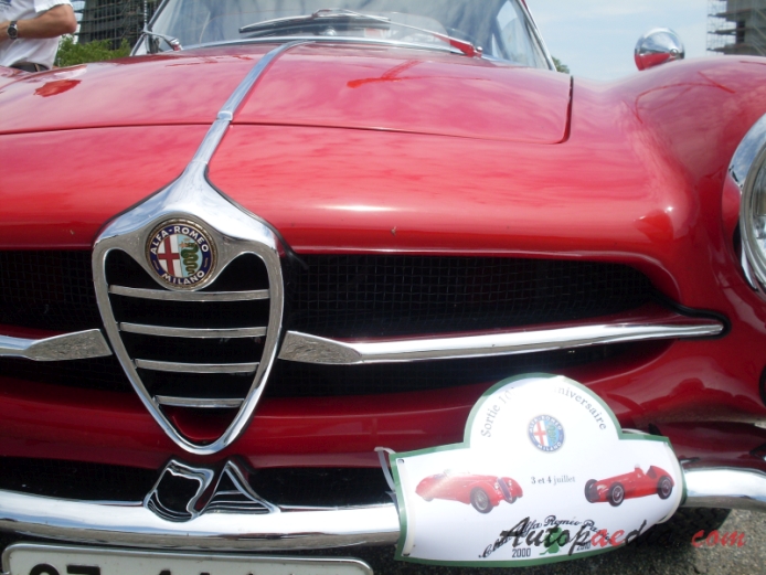 Alfa Romeo Giulietta Sprint 1954-1966 (1959-1962 Sprint Speciale), emblemat przód 