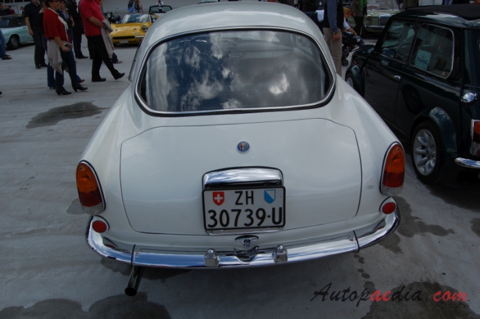 Alfa Romeo Giulietta Sprint 1954-1966 (1959-1962 series 2), rear view